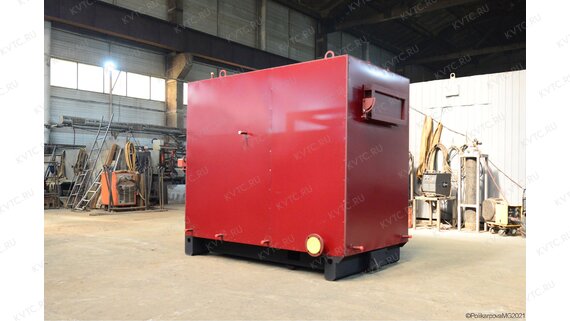 Котел на дровах 0.5 МВт производственный